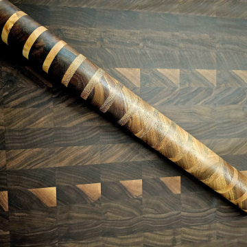 Claro Walnut and Maple Rolling Pin